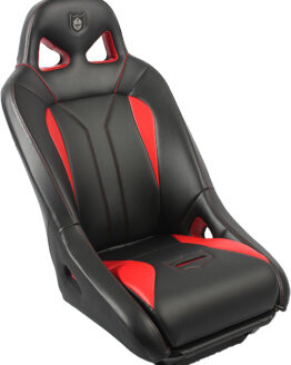 Pro Armor G2 Suspension Seat Black/Red For Polaris RZR Models