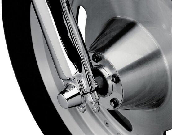 Kuryakyn Front Axle Nut Caps Chrome - Pair - Image 2