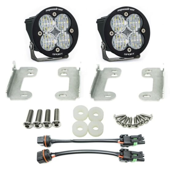Baja Designs Squadron R Sport Fog Pocket Kit Fits 2018 Wrangler JL Sahara