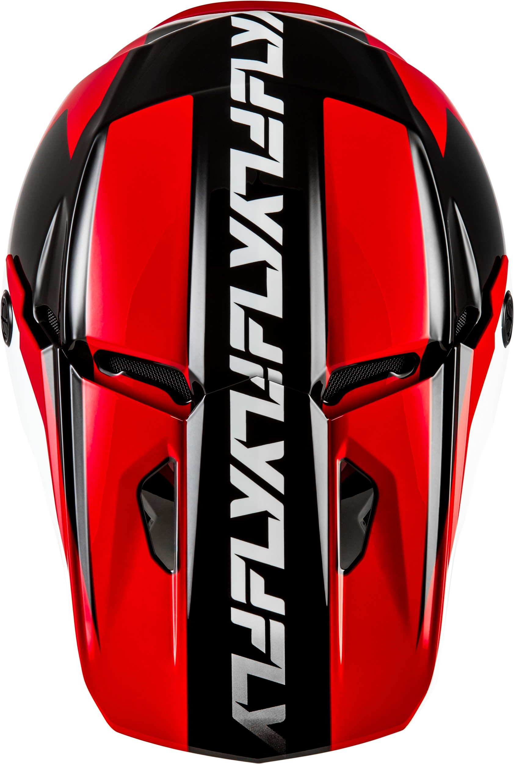 Fly Racing Kinetic Crest Helmet Red/Black/White XL - Image 4