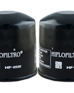 HF202 Oil Filter - Black - 2 Pack