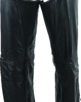 Kuryakyn Plains Leather Chaps Black Medium Men's