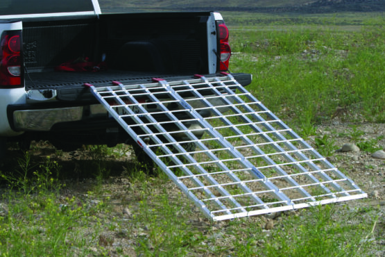 Open Trail Aluminum Bi-Fold Ramp 70in x 48in 1200lb Capacity