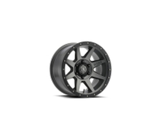 ICON Rebound 17x8.5 Titanium Wheel 5x150 25mm Offset - Image 2