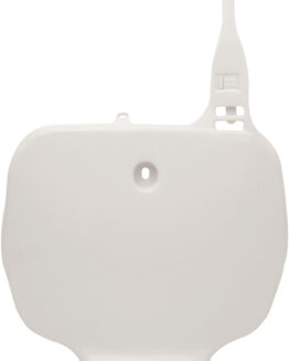 Front Number Plate - White