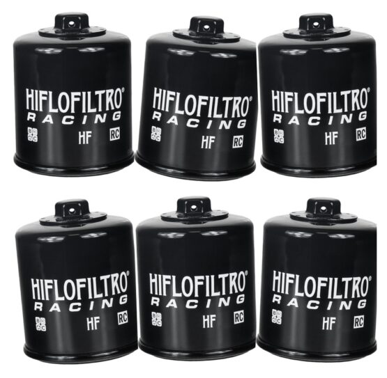HF204RC Race Oil Filter - Black - 6 Pack