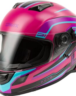 GMAX FF-18 Drift Helmet Pink/Blue/Black XL
