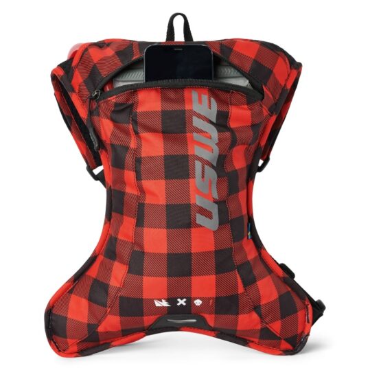 USWE Outlander 2L Hydration Pack Flannel Red/Black - Image 3