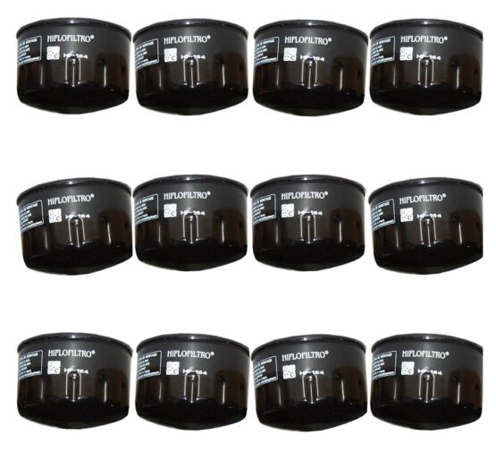HF164 Oil Filter - Black - 12 Pack