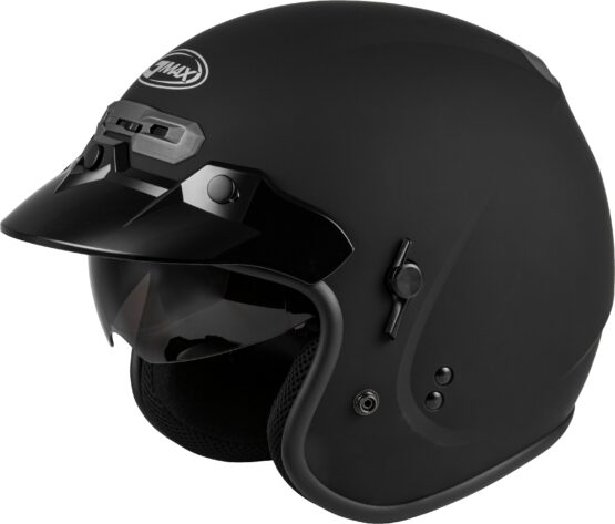 GMAX GM-32 Open-Face Helmet Matte Black Medium - Image 5