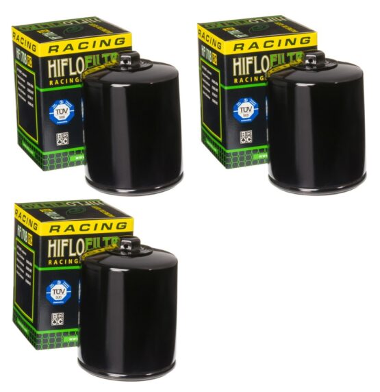 HF170BRC Race Oil Filter - Black - 3 Pack
