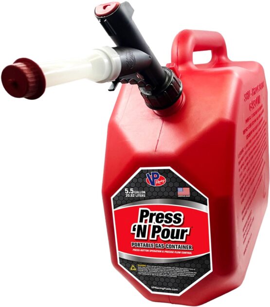 VP Racing Press N Pour Gas Can 5.5 Gallon