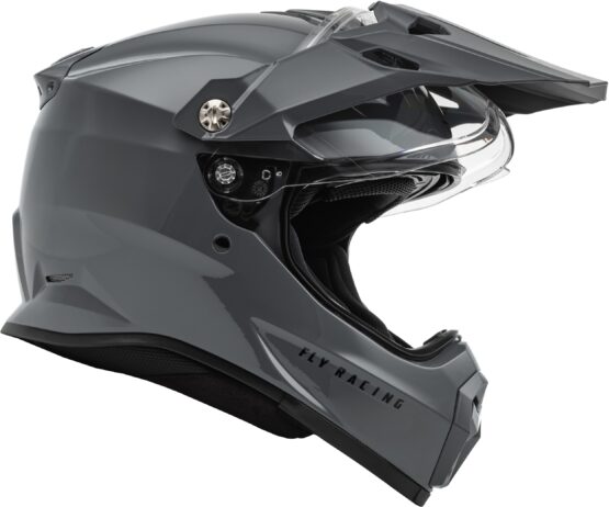 Fly Racing Trekker Solid Helmet Grey Small - Image 5