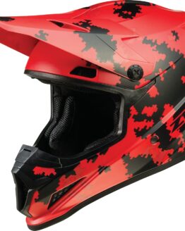 Z1R Rise Digi Camo Helmet XL Red Adult
