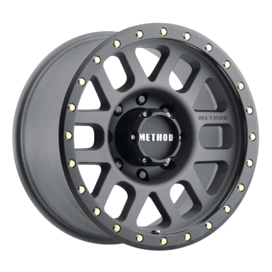 MR309 Grid 18x9 +18mm Offset 8x170 130.81mm CB Titanium/Black Street Loc Wheel - Image 2