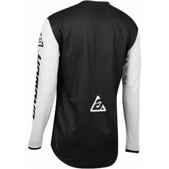 Answer Arkon Bold Jersey Black/White Youth XS - Motocross/Off-Road Apparel - Image 2