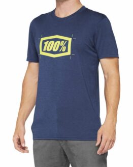 100% Cropped Tech Tee Nvy Md