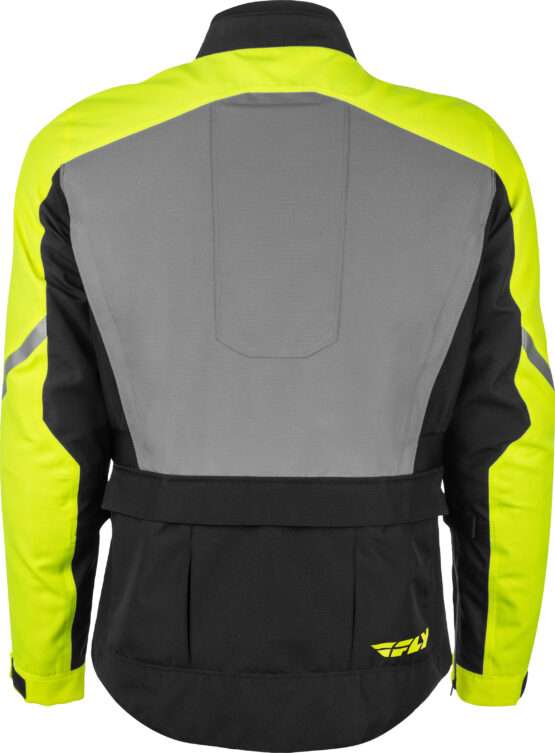 Terra Trek Riding Jacket Black/Hi-Vis Medium - Image 2
