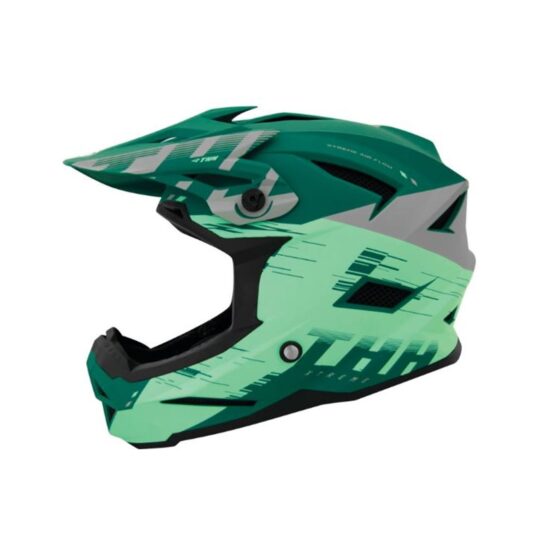 THH T-42 BMX Xtreme Helmet Turquoise/Green Small