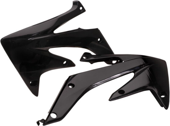 Acerbis Black Radiator Shrouds Plastic Pair Fits 05-08 Honda CRF450R