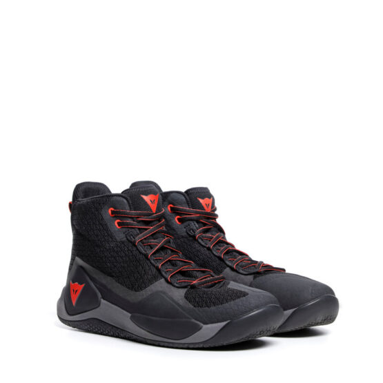 Dainese Atipica Air 2 Shoes Black/Red Fluorescent Size 44