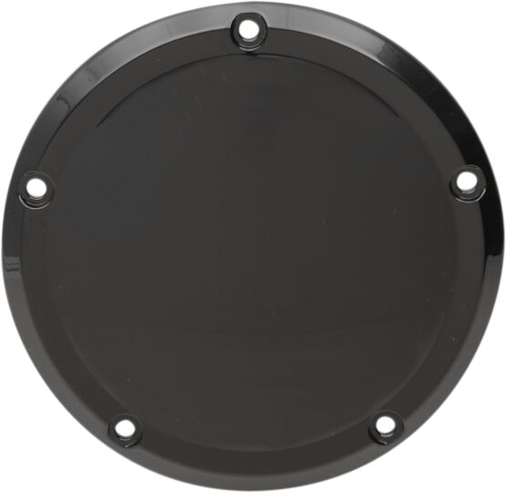 Drag Specialties Derby Cover Gloss Black 5-Hole For Harley Touring/Trike