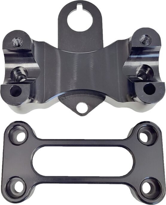 Modquad 1-1/8in Handlebar Adaptor Black For Yamaha Raptor 700