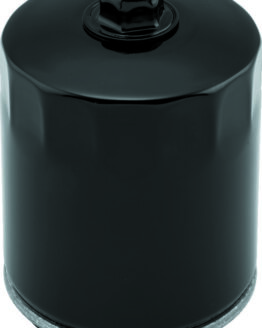 TwinPower Black Oil Filter with Nut For Twin Cam and M8