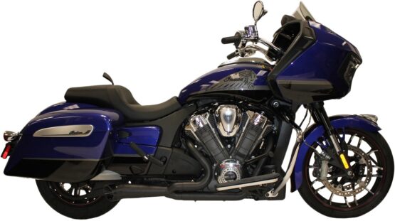 Two Brothers Comp-S 2-1 Exhaust Black Turnout For Indian Challenger 20-24 - Image 2