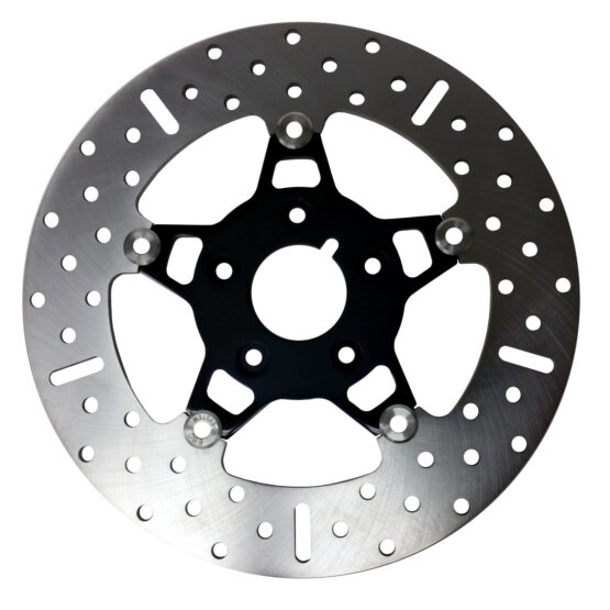 5-Button Black Carrier Floating Brake Rotor