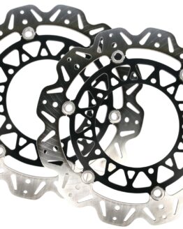 Vee Front Brake Rotors - Black