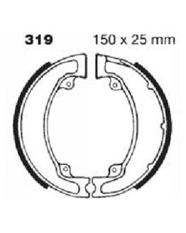 Standard Organic Rear Brake Shoes For 1981 Honda CR250R CR450R