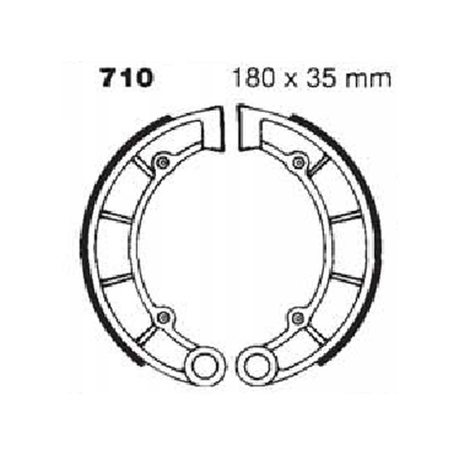 Standard Organic Rear Brake Shoes - Image 3