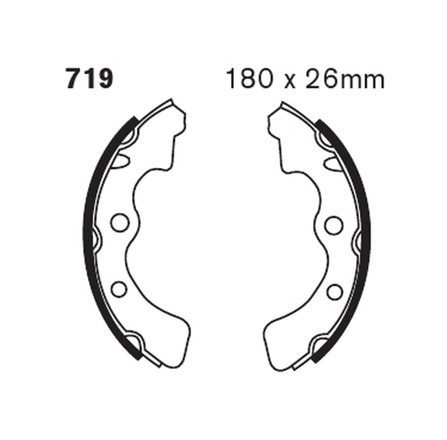 Standard Organic Brake Shoes - Image 3
