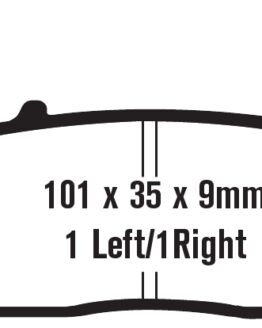 Standard Organic Brake Pads Front Set