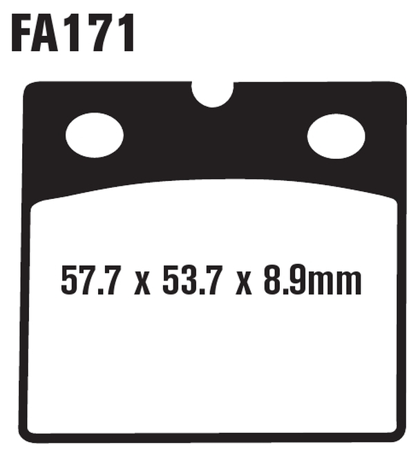 Standard Organic Brake Pads Front Set - Image 3