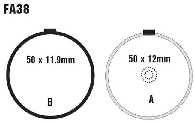 Standard Organic Brake Pads - Image 3
