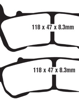 Standard Organic Brake Pads Front Set
