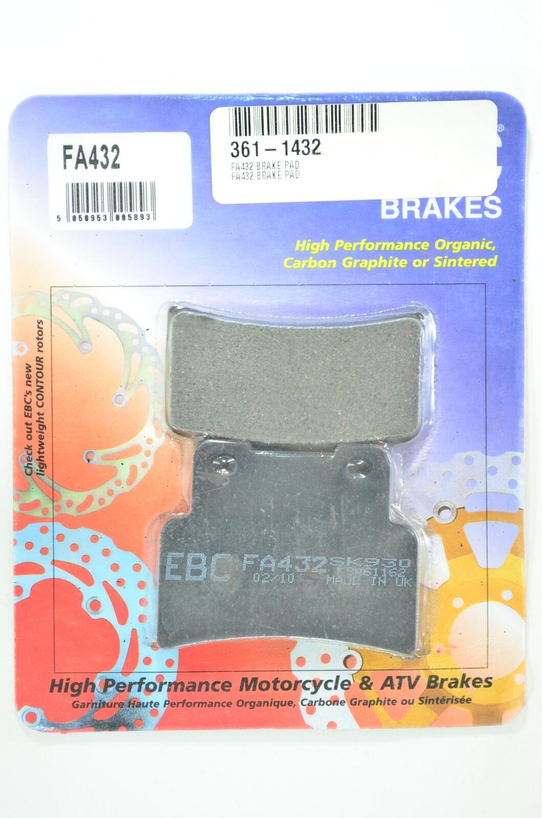 EBC Standard Organic Front Brake Pads Set FA432 - Image 3