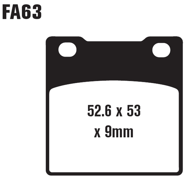 Standard Organic Brake Pads Front Set - Image 3
