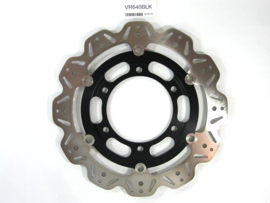 VEE Style Brake Rotors - Black Center Front Set - Image 2