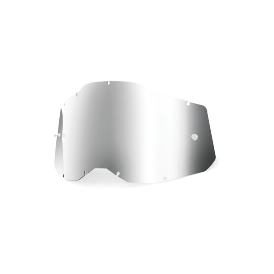 100% Accuri 2/Strata 2 Junior Silver Mirror Lens Youth