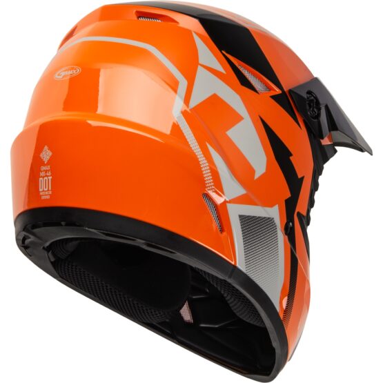 GMAX MX-46 Compound Helmet Orange/Black/Grey XL - Image 4