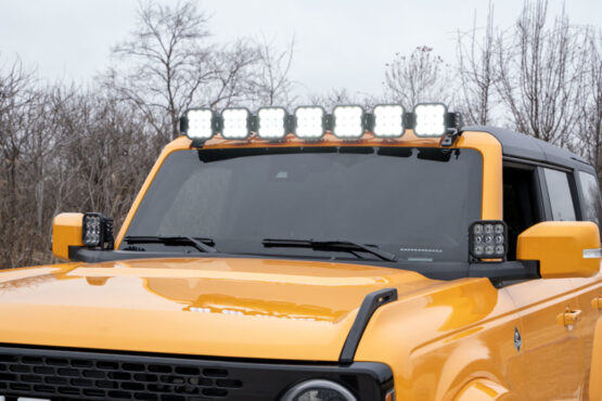 Bronco SS5 Pro CrossLink Windshield Lightbar Kit - White - Image 3