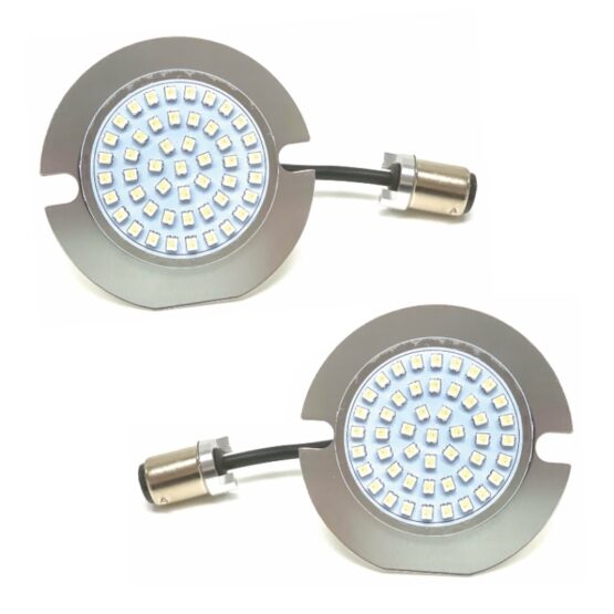 Letric Lighting Flat Lens LED Turn Signal Insert Red 99-03