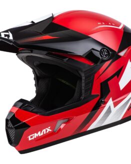 GMAX MX-46 Compound Helmet Red/Black/White Youth Large