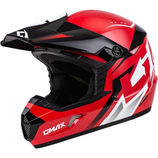 GMAX MX-46 Compound Helmet Red/Black/White XL Offroad