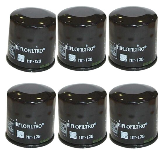 HF128 Oil Filter - 6 Pack