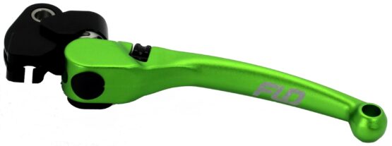 FLO Motorsports Pro 160 Clutch Lever Green For Select Suzuki Kawasaki