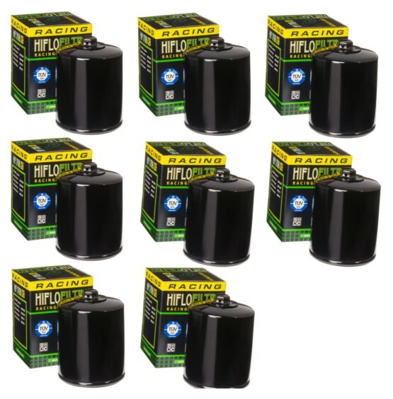 HF170BRC Race Oil Filter - Black - 8 Pack